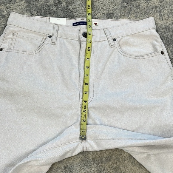 NWT Levis Made and Crafted Japanese Denim Column Pant Ankle Cream Sand Sz 32 - Picture 8 of 16
